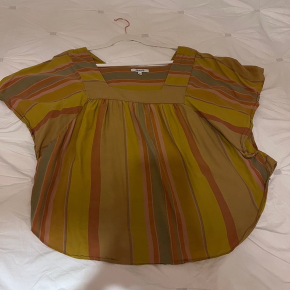 Madewell striped butterfly top sz xl - Picture 3 of 4